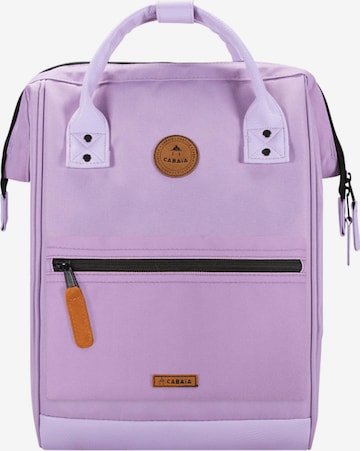 Cabaia Backpack 'Adventurer' in Purple: front