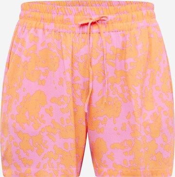 Regular Pantalon 'LUX' ONLY Carmakoma en rose : devant