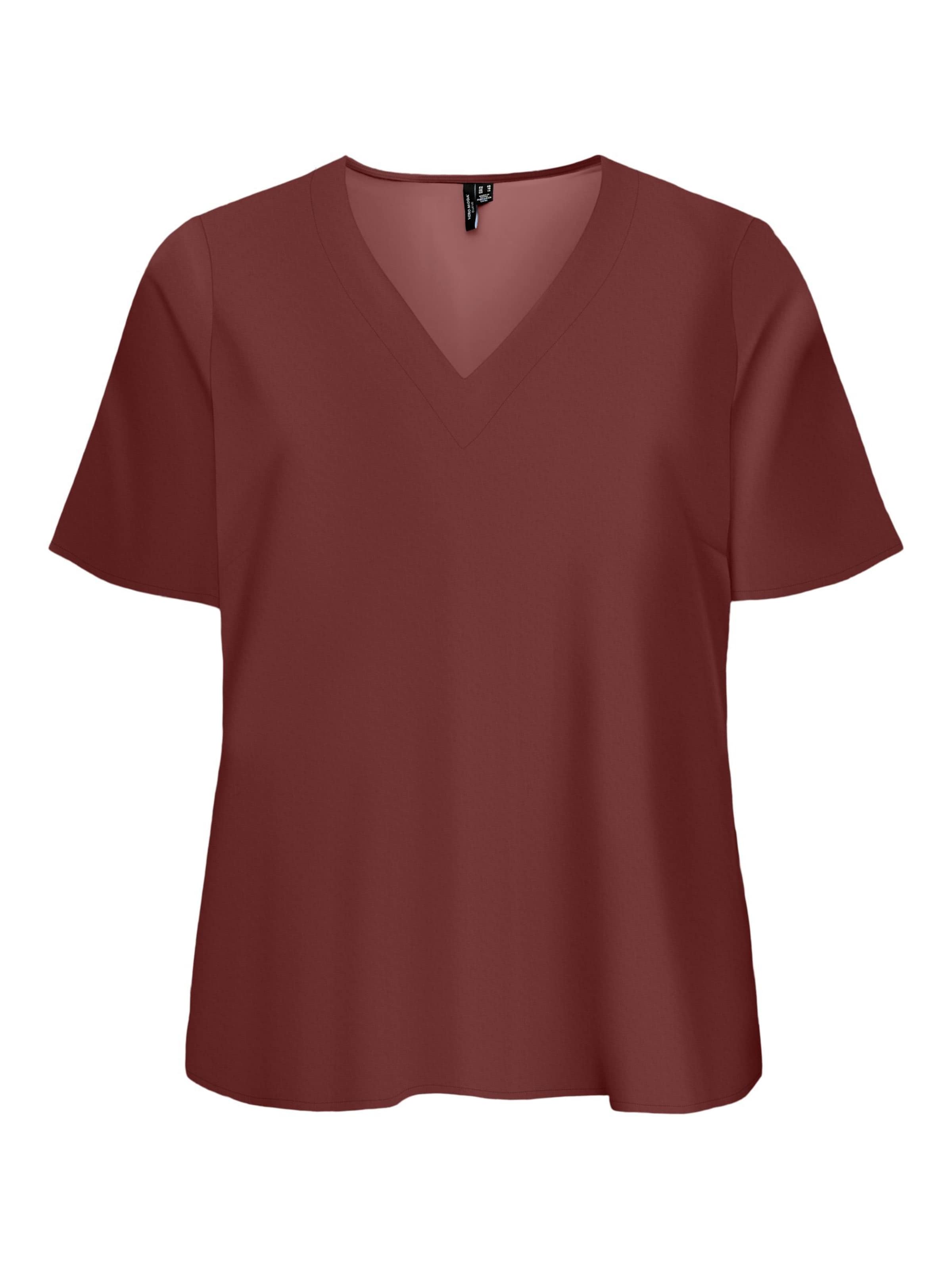 Vero Moda Curve Top in Brown: front