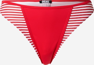 DIESEL Bikini Bottoms in Red: front