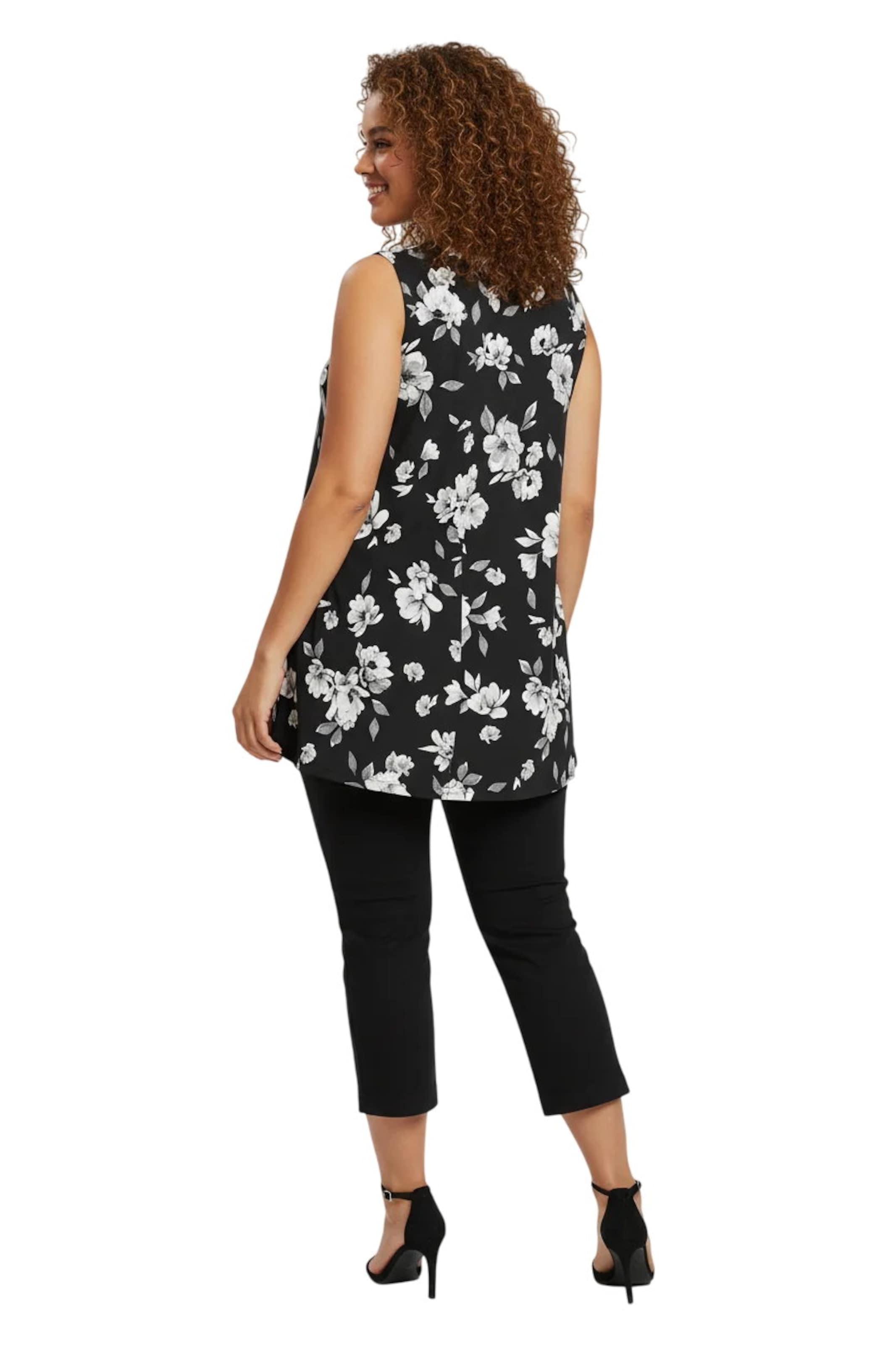 Shape Of You Blouse in Zwart