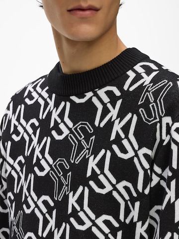 KARL LAGERFELD JEANS Neulepaita värissä musta