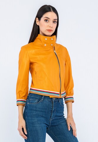 Giorgio di Mare Between-Season Jacket in Orange