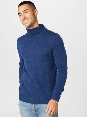 BLEND - Pullover em azul: frente