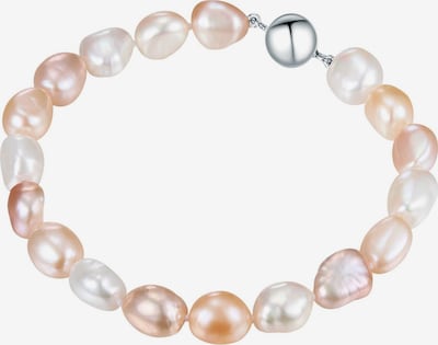 Valero Pearls Armband in flieder / apricot / silber / perlweiß, Produktansicht