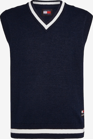 Tommy Jeans Sweater Vest in Blue: front