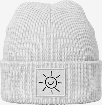 Neverless Beanie 'Sonne' in Grey: front