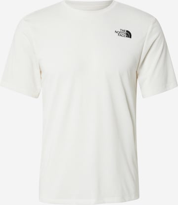 THE NORTH FACE - Camisa funcionais 'Foundation Mountains Faces' em branco: frente