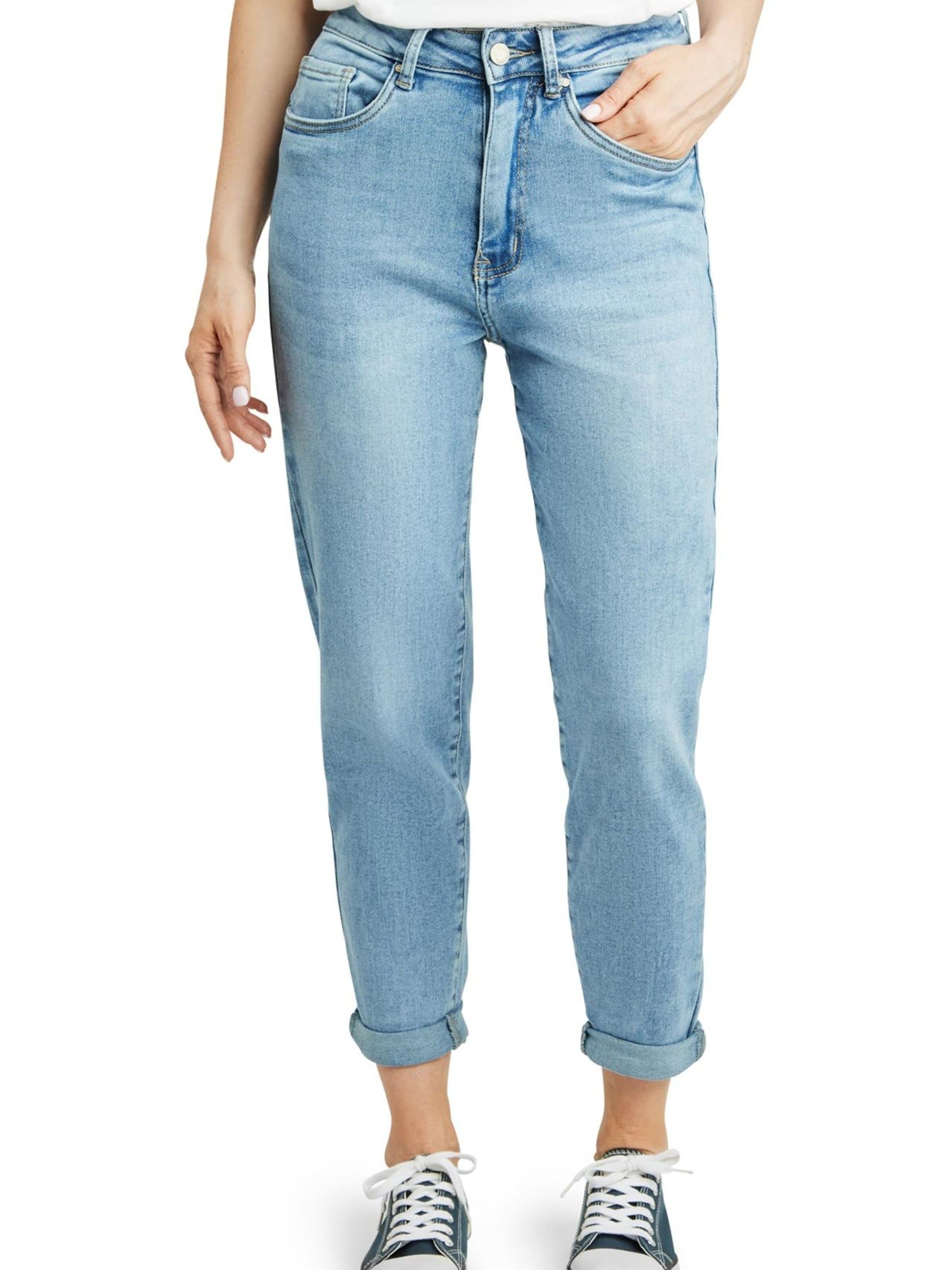 Fraternel Tapered Jeans 'Fraternel Momfit Jeans H102' in Blue: front