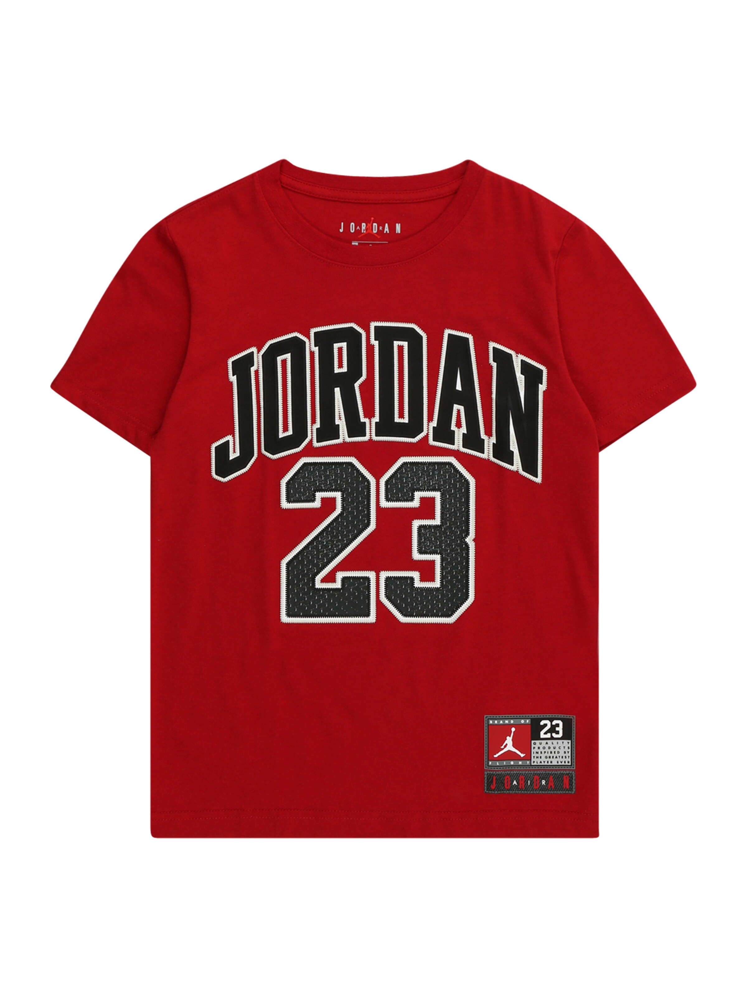 Jordan Shirt 'PRACTICE FLIGHT' in Red: front