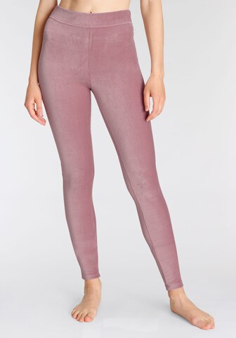 LASCANA - Skinny Leggings en rosa: frente