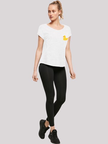 F4NT4STIC Shirt 'Yellow Rubber Duck' in Wit