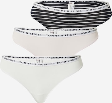 Tommy Hilfiger Underwear Thong in Blue: front