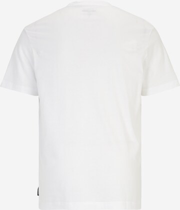 Jack & Jones Plus T-Shirt 'SILVERLAKE G' in Weiß