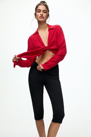 Pull&Bear Blouse in Rood