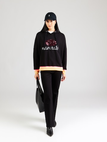 Felpa 'Namasté' di miss goodlife in nero