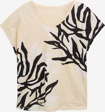 Tom Tailor Women + Тениска в бежово: отпред