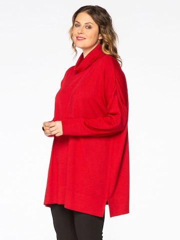 Yoek Sweater 'COSY' in Red