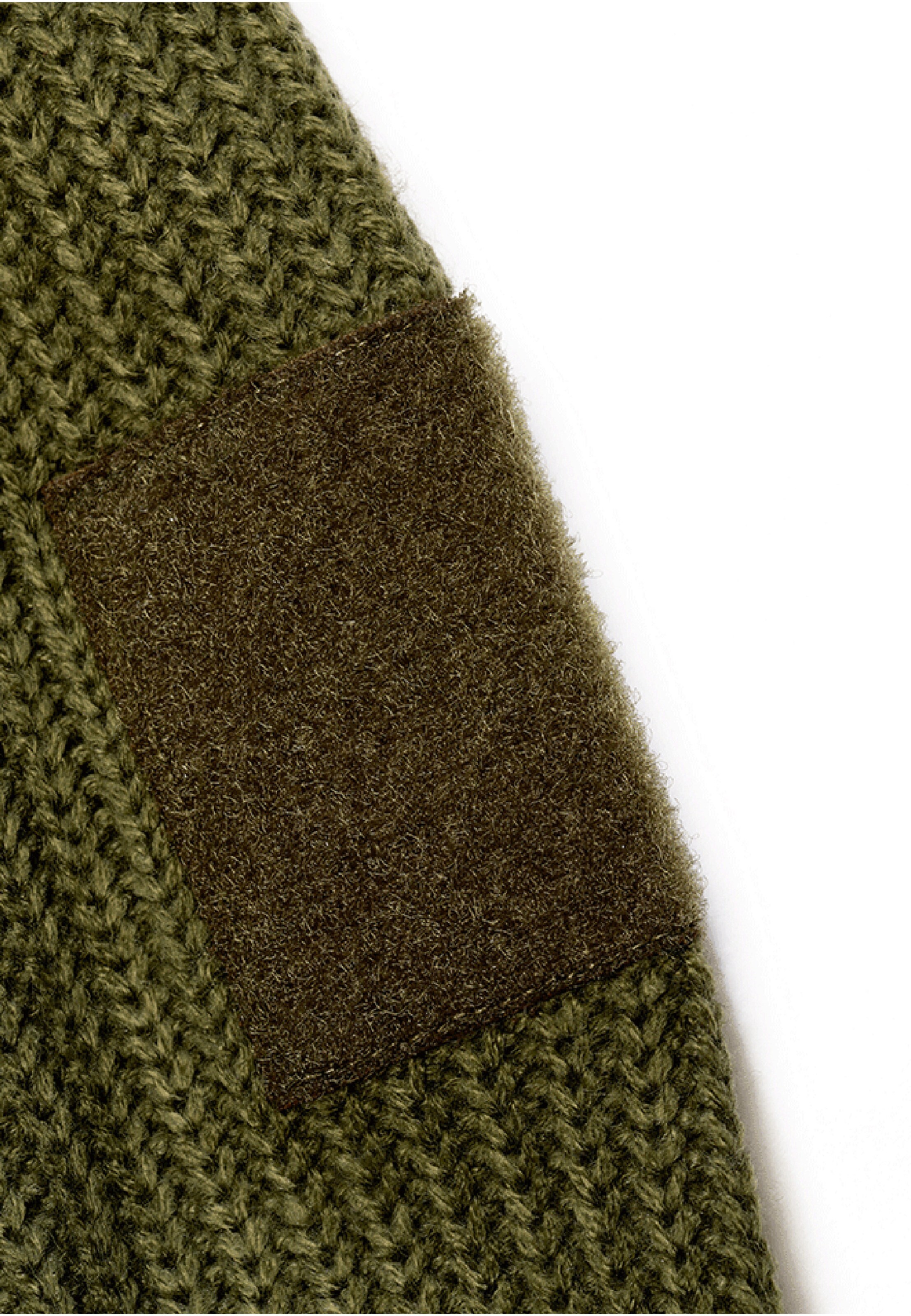 Brandit Strickjacke in Grün