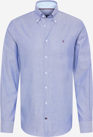 Tommy Hilfiger Tailored Poslovna srajca | modra barva: sprednja stran