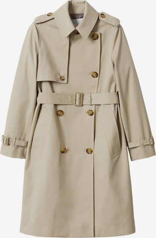 MANGO Between-Seasons Coat 'Polana' in Beige: front