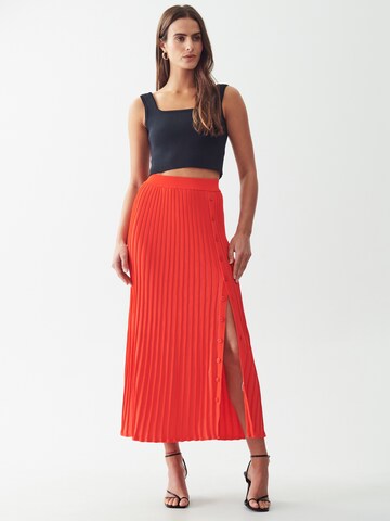 Calli Rock 'PLEATED' in Rot: predná strana