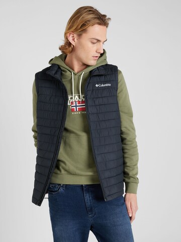 COLUMBIA Sportbodywarmer 'Silver Falls' in Zwart: voorkant