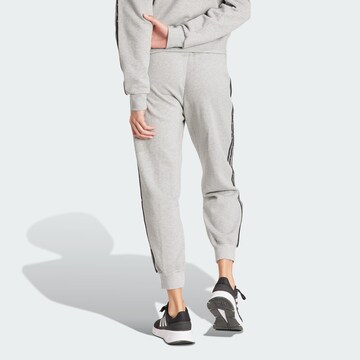 ADIDAS SPORTSWEAR Tapered Workout Pants 'Essentials' in Grey