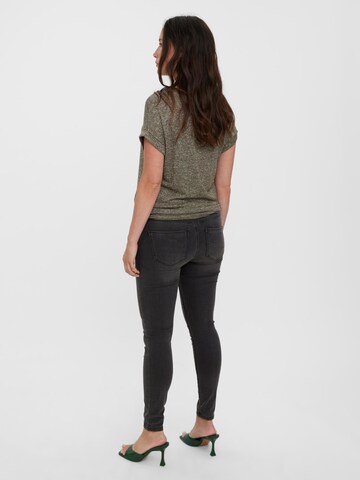 Vero Moda Maternity Skinny Jeans 'Vmmtanya' in Grau