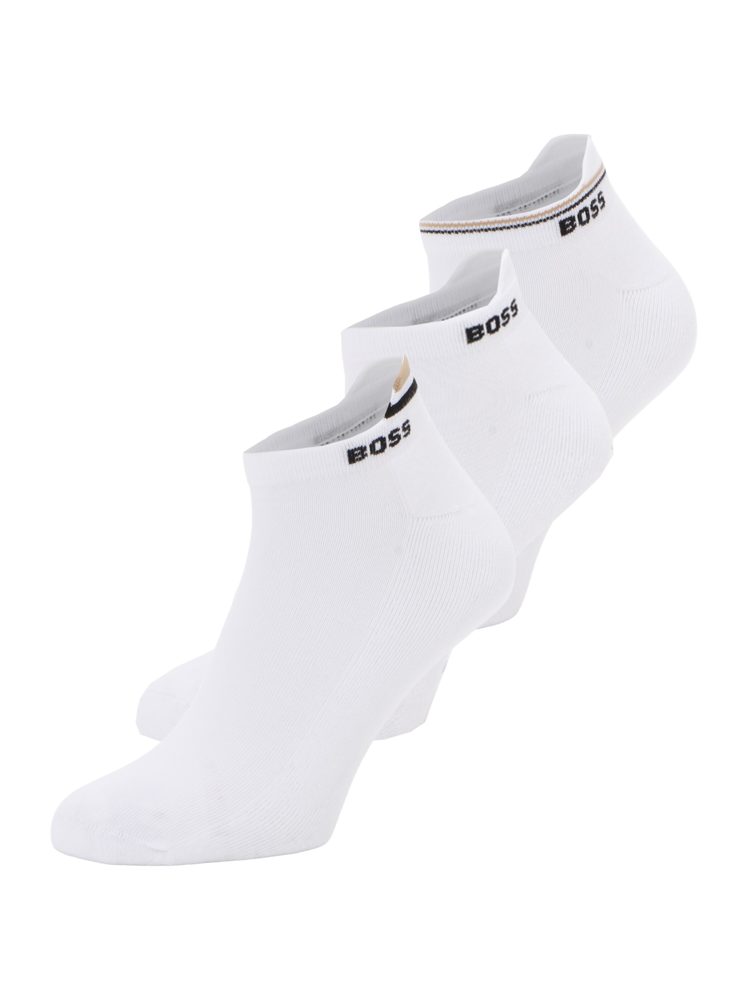 BOSS Socks 'Iconic' in 39-42 in Mocha / Black / White, Item view