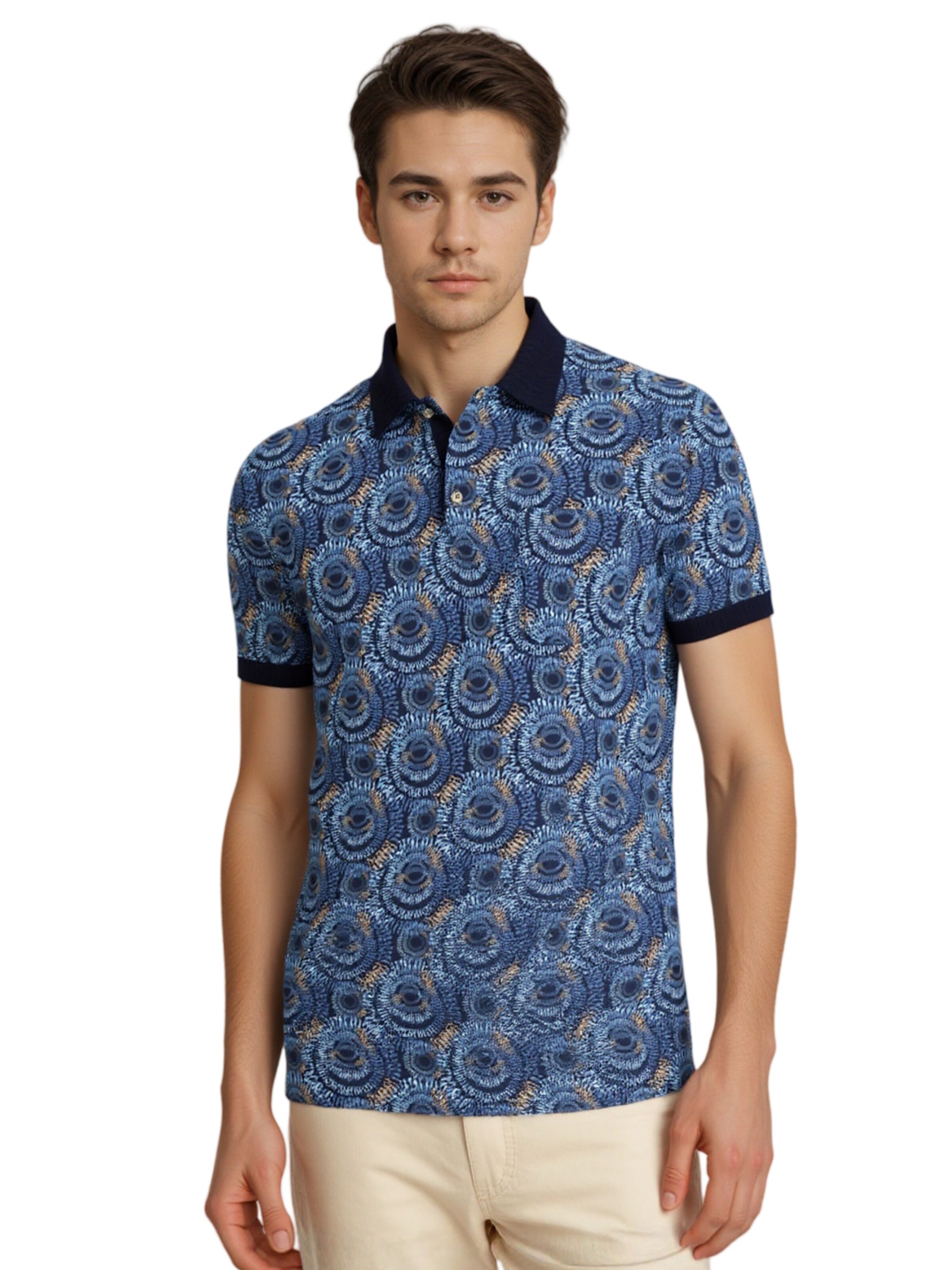 HAJO Poloshirt 'Stay Fresh' in Blau: Vorderseite