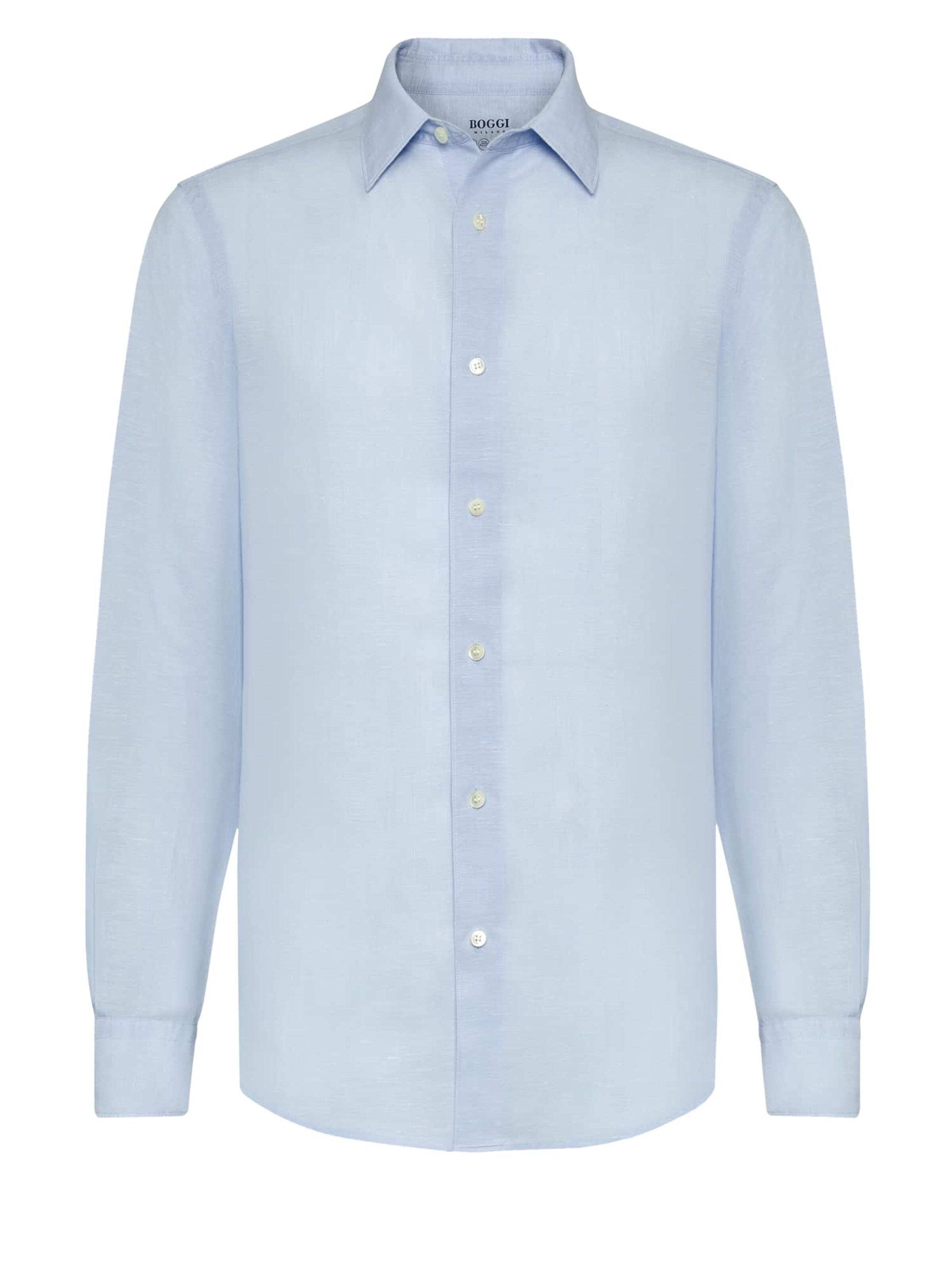Boggi Milano Regular fit Skjorta i blå: framsida