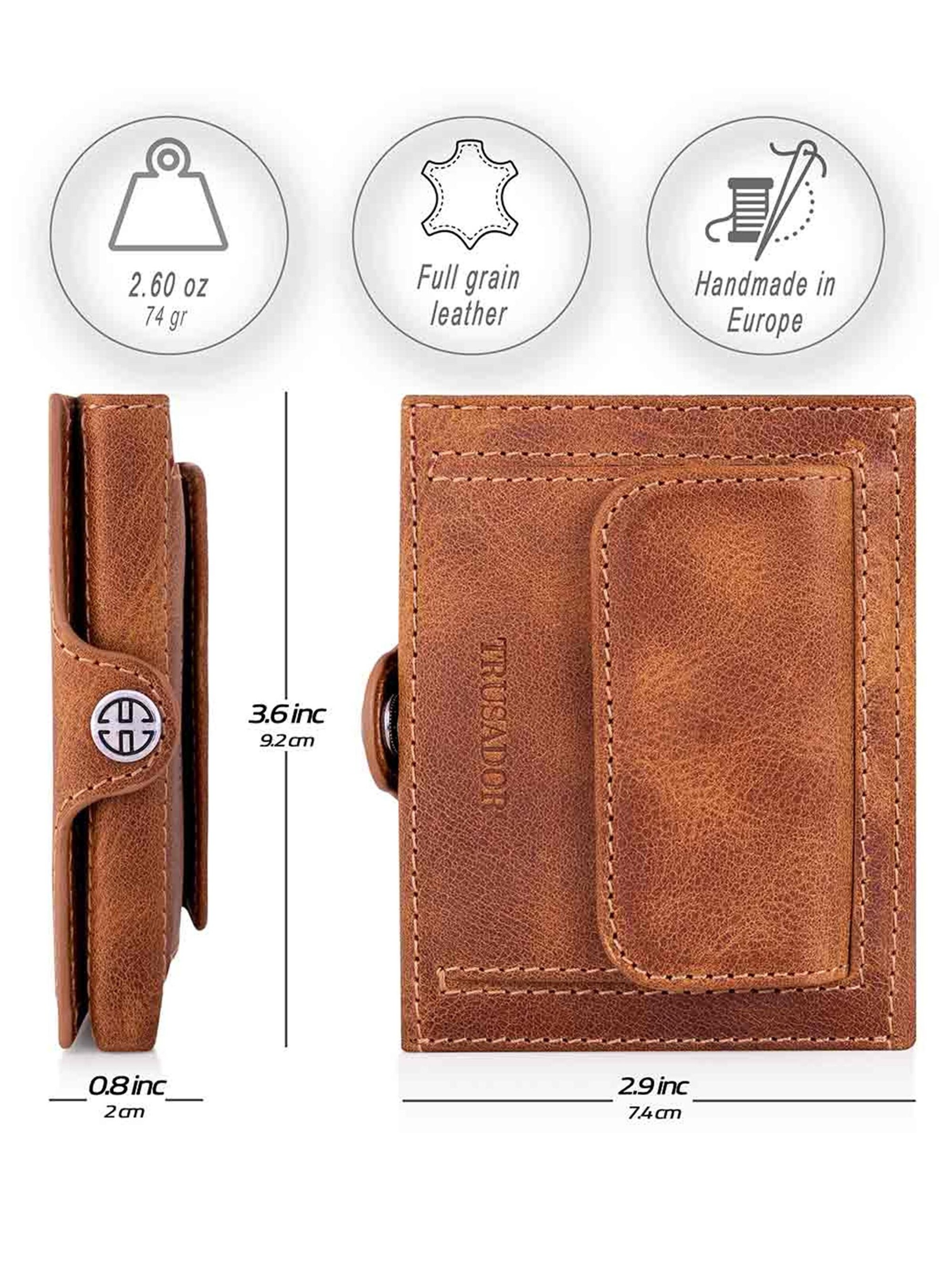 Trusador Wallet 'Valencia' in Brown