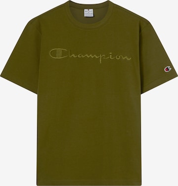 Champion Authentic Athletic Apparel T-Shirt in Grün: Vorderseite