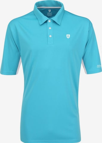 Cocain Underwear Athletic Button Up Shirt 'Poloshirt' in Blue: front