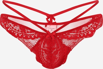 Hunkemöller - Tanga 'Oceana' em vermelho: frente