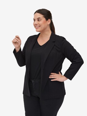 Zizzi Blazer 'Maddie' in Black: front