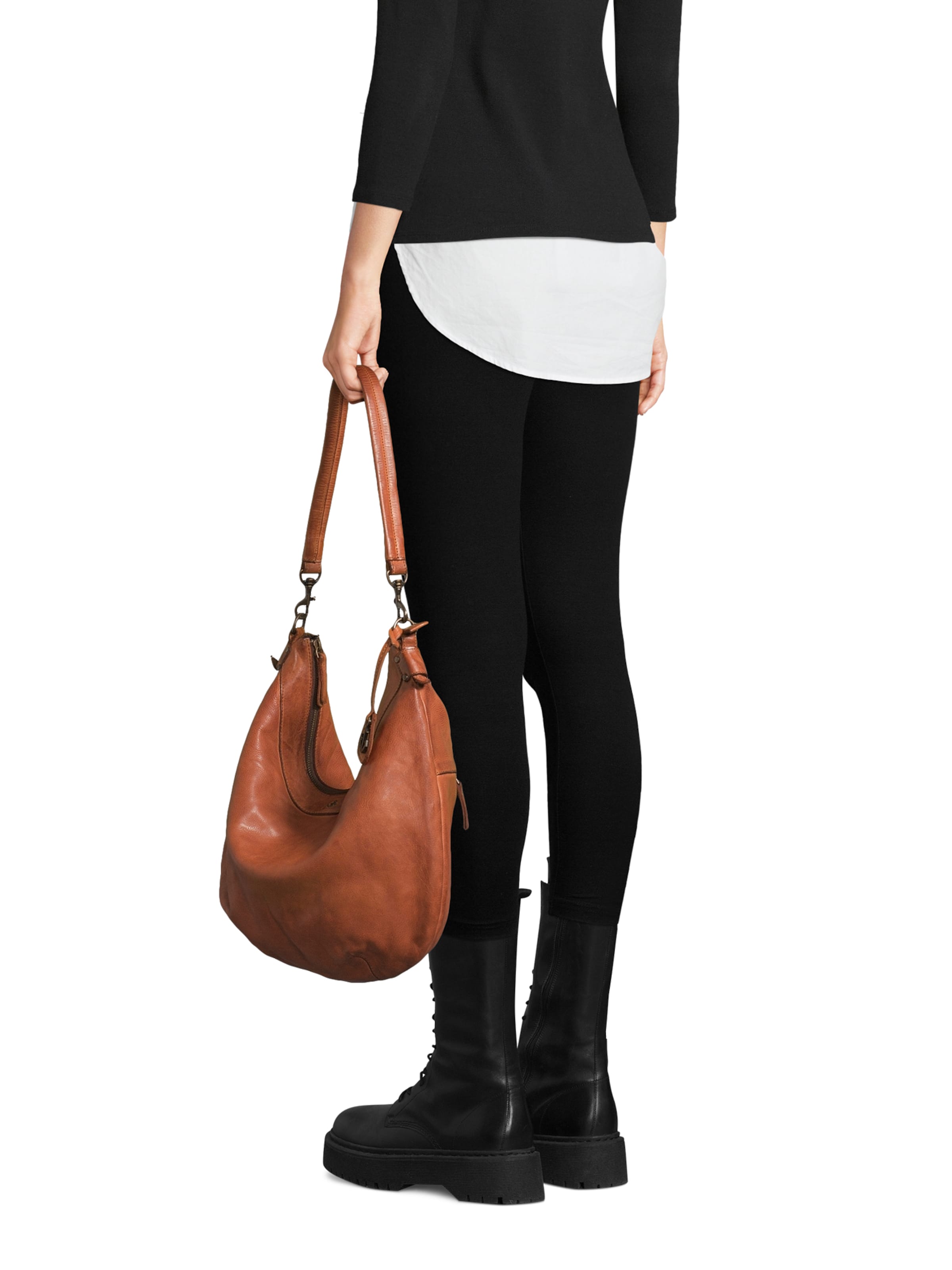 Harbour 2nd Shoulder Bag 'Anchor Love Amar' in Brown