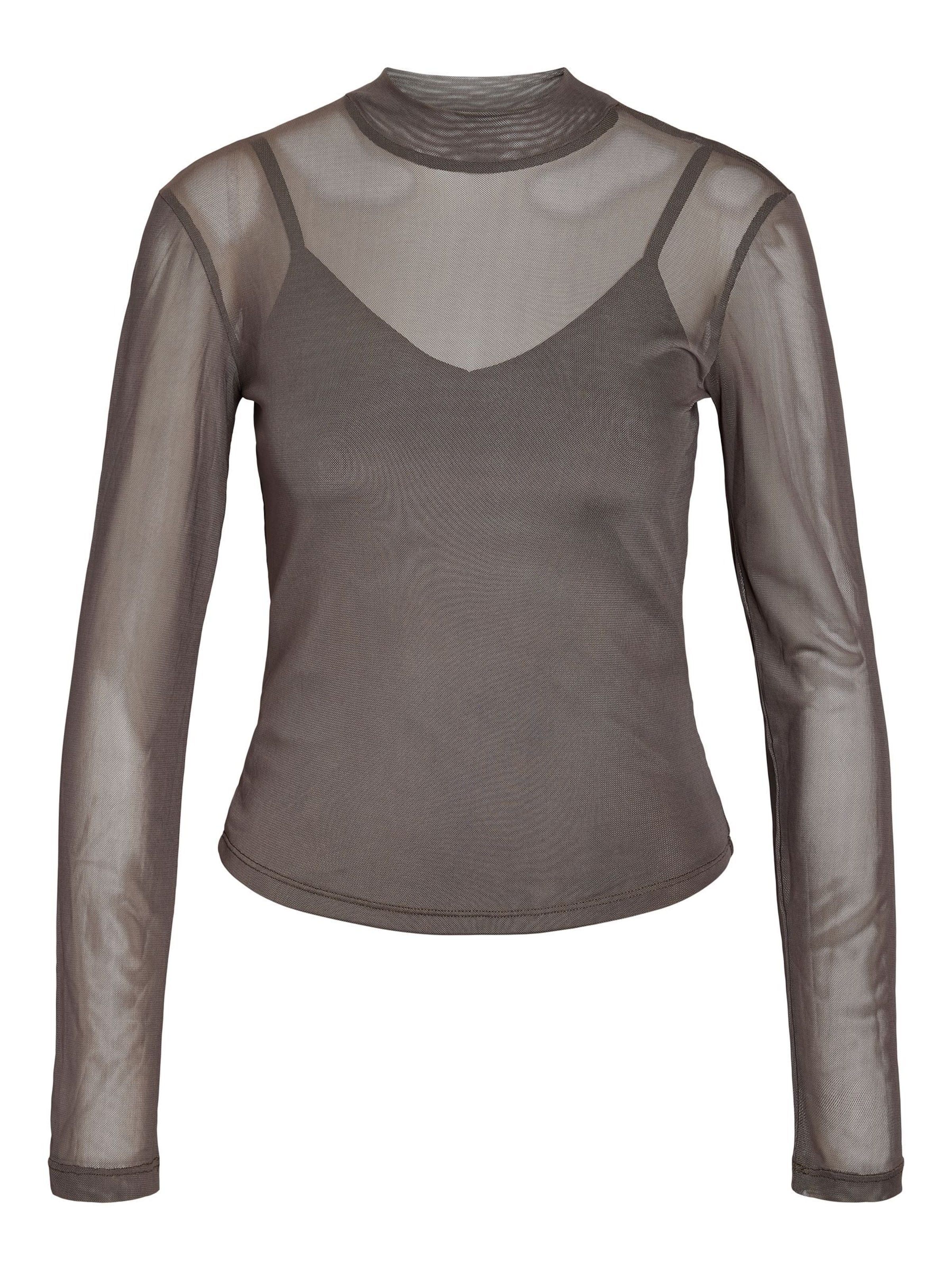 Noisy may Shirt 'NMPercy' in Bruin: voorkant