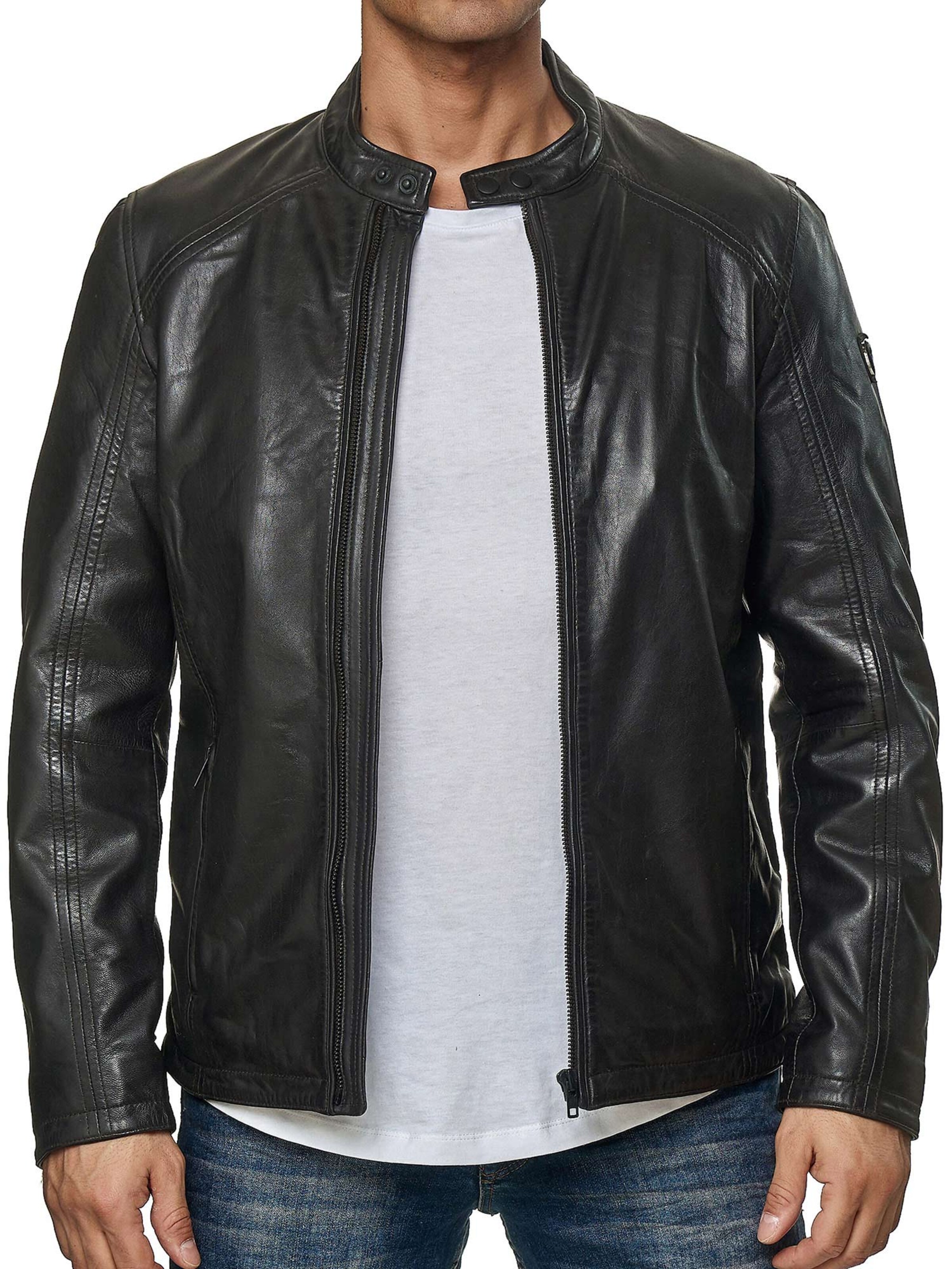 Giacca di mezza stagione '19707' di Tazzio in nero: frontale