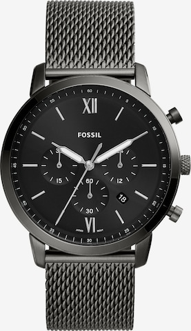 FOSSIL Uhr in Grau: predná strana