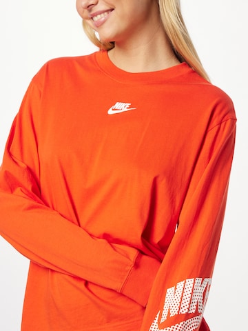 Nike Sportswear Mikina - Červená