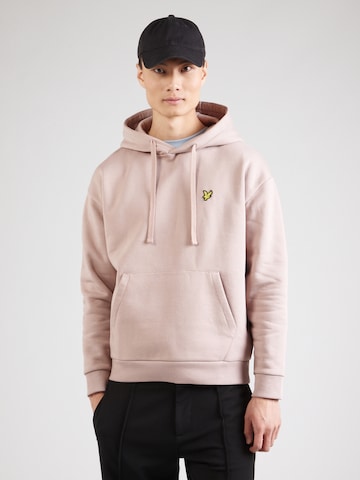 Lyle & Scott Sweatshirt in Roze: voorkant