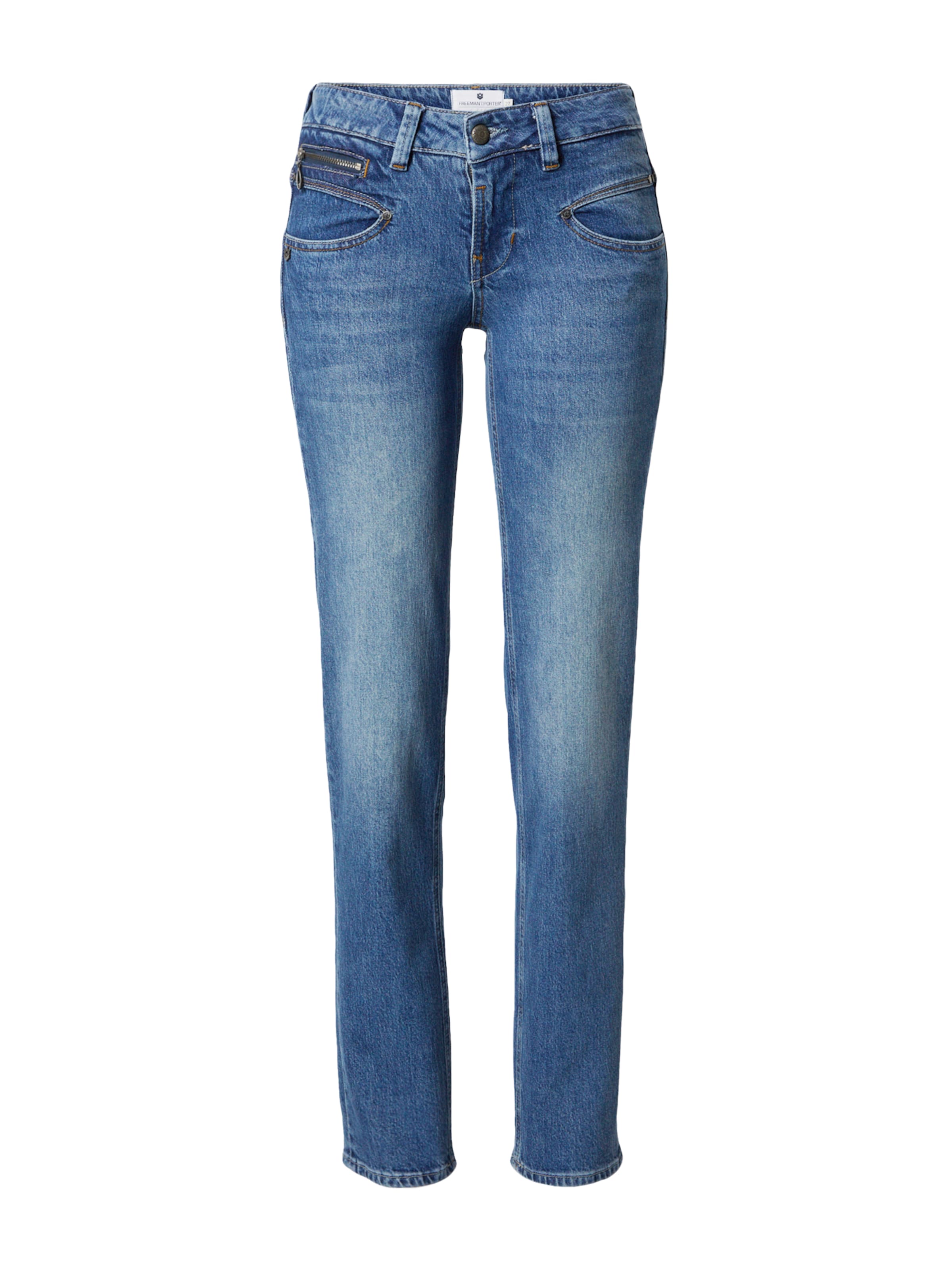 Regular Jeans 'Alexa' de la FREEMAN T. PORTER pe albastru: față