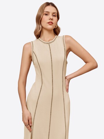 Imily Bela Obleka | bež barva