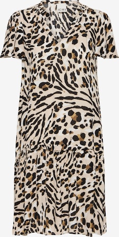 Robe ICHI en mélange de couleurs : devant
