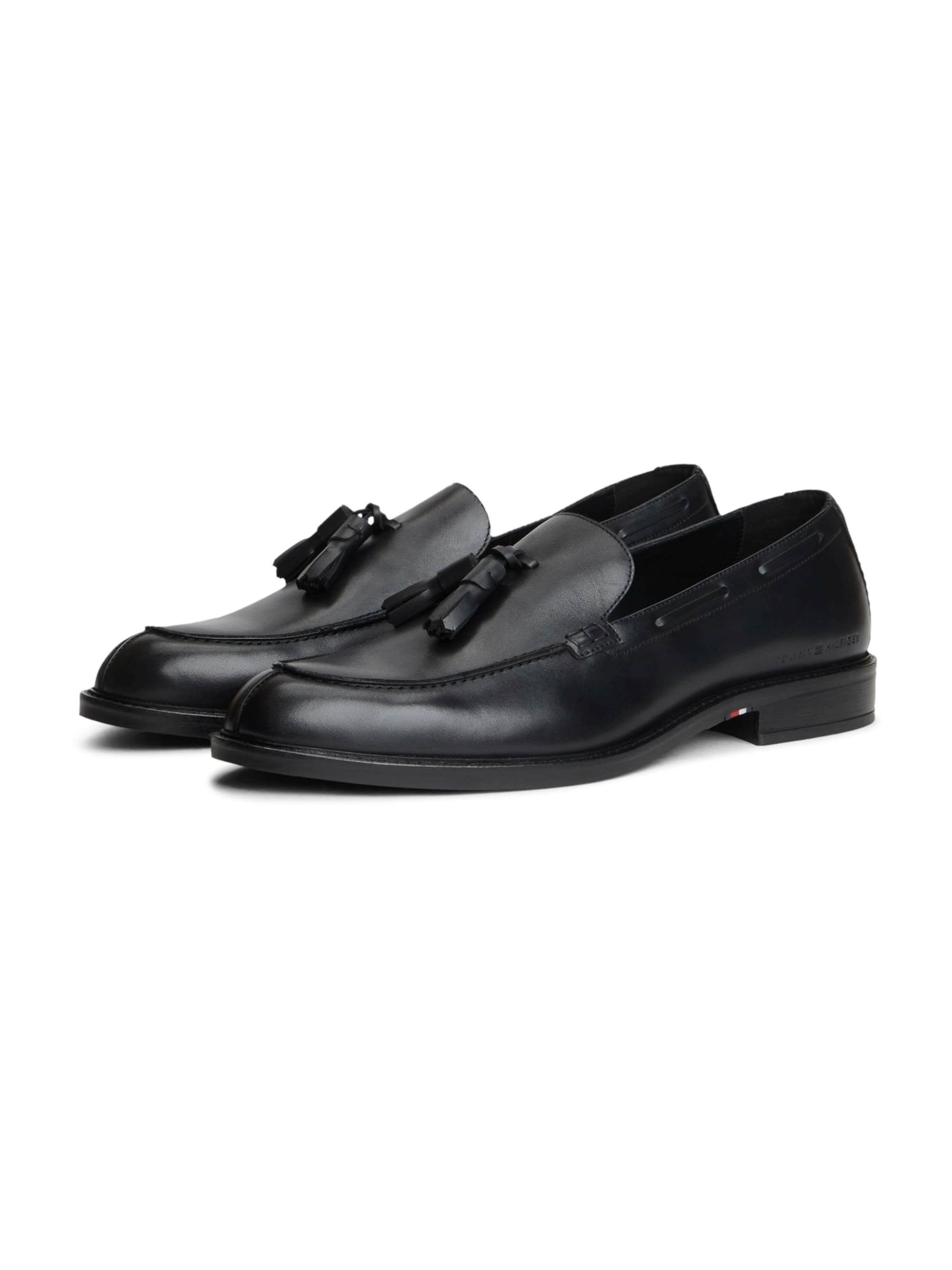TOMMY HILFIGER Slipper in Schwarz