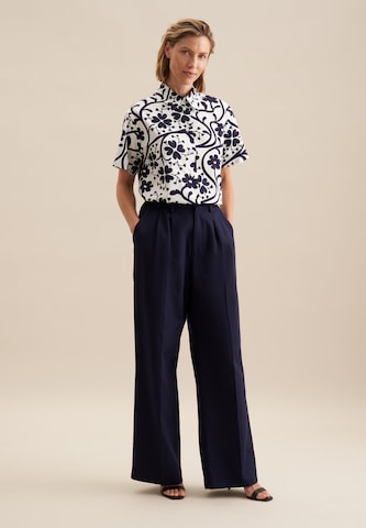 SEIDENSTICKER Blouse 'The Statement Prints' in Blue