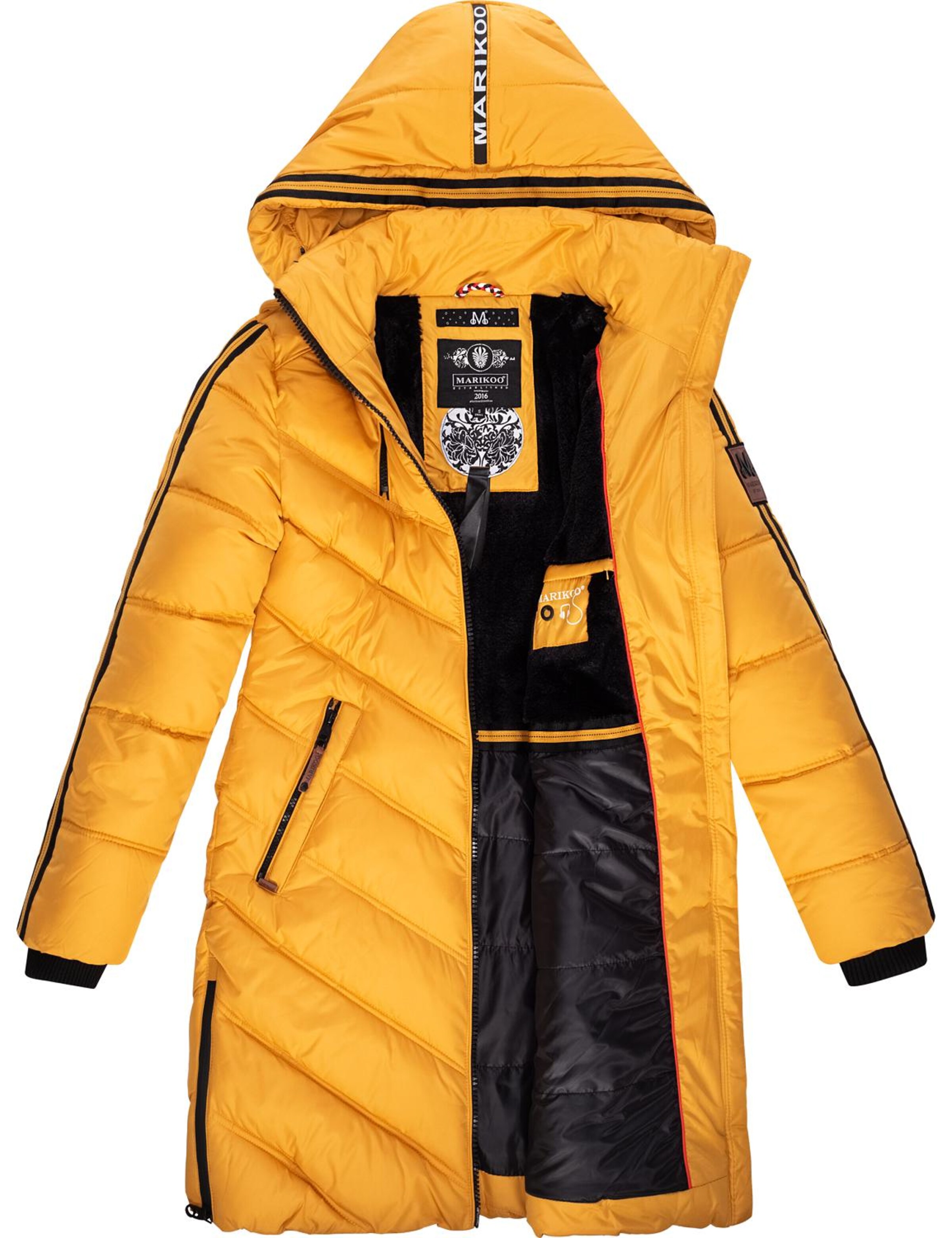 Palton de iarnă 'Armasa' de la MARIKOO pe galben