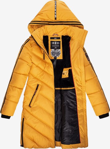 MARIKOO Winter Coat 'Armasa' in Yellow